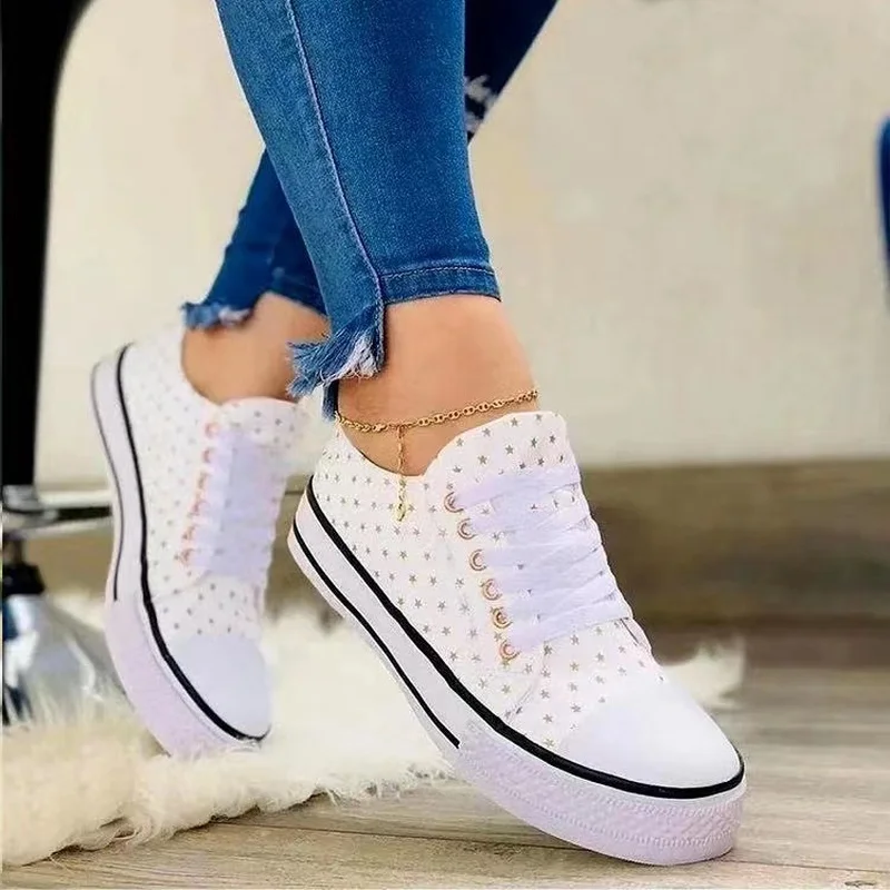 2022 Fashion Vulcanized Shoes Sneakers Women Ladies Lace-up Casual Shoes Breathable Canvas Lover Shoes Graffiti Flat Plus Size
2022 Fashion Vulcanized Shoes Sneakers Women Ladies Lace-up Casual Shoes Breathable Canvas Lover Shoes Graffiti Flat Plus Size