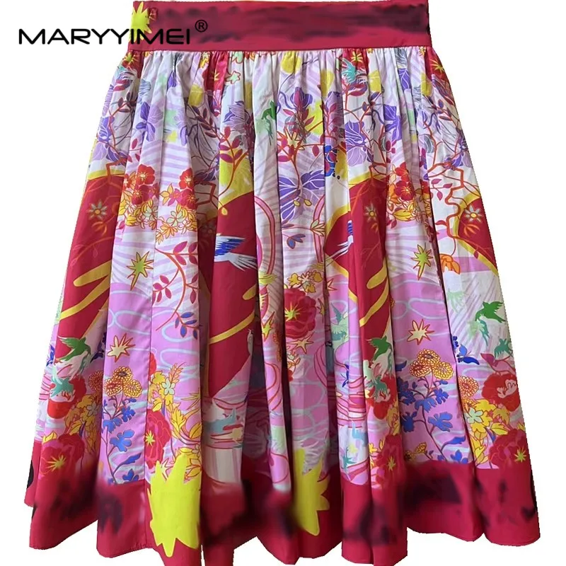 MARYYIMEI Fashion New Summer Women's Skirt Love Print Casual High quality Cotton Skirt
MARYYIMEI Fashion New Summer Women's Skirt Love Print Casual High quality Cotton Skirt