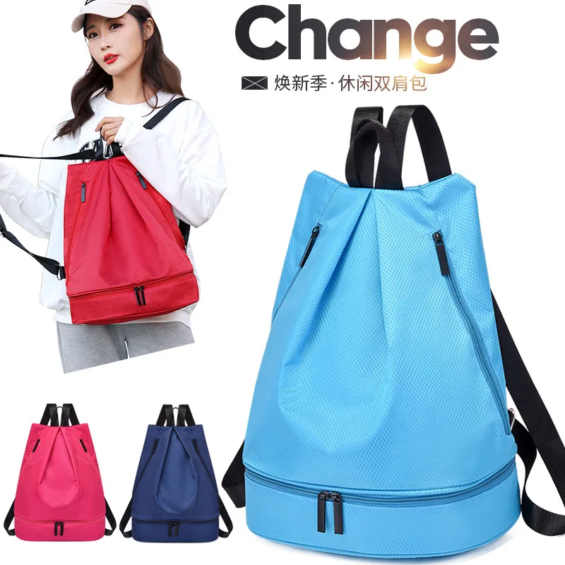 Cycling Backpack Dry Wet Separation Swimming Bag Drawstring Backpack Strap Pocket Large Capacity Lightweight Sports Bag
Cycling Backpack Dry Wet Separation Swimming Bag Drawstring Backpack Strap Pocket Large Capacity Lightweight Sports Bag