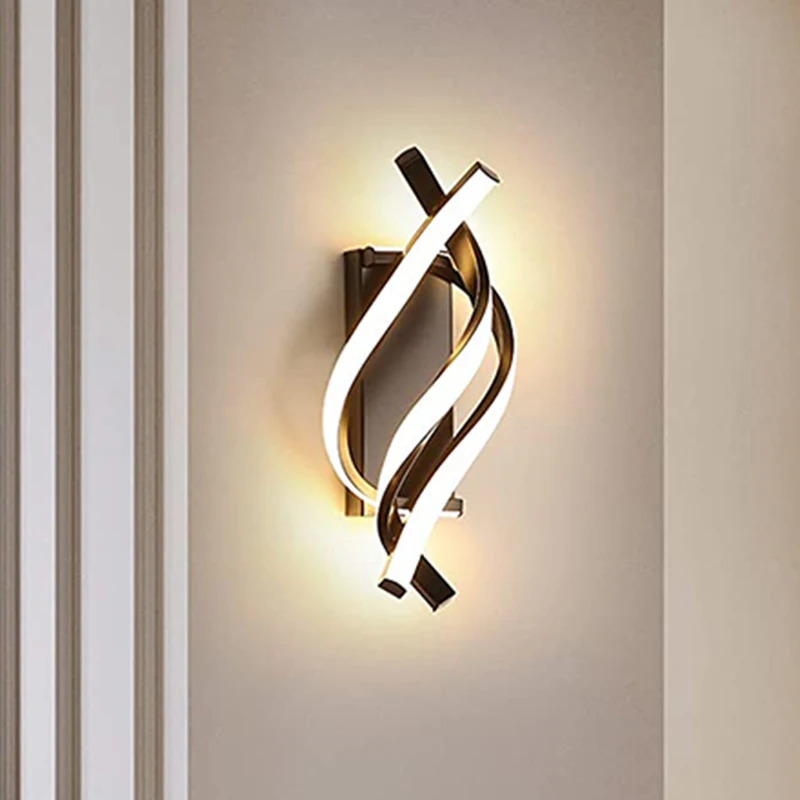 Modern LED Wall Lamp Spiral Design Dimmable Bedside Lamp Energy Efficient for Living Room Bedroom Study Balcony Decor Lamp
Modern LED Wall Lamp Spiral Design Dimmable Bedside Lamp Energy Efficient for Living Room Bedroom Study Balcony Decor Lamp