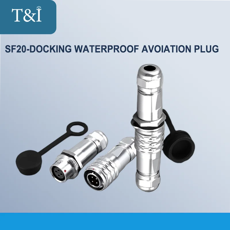 SF20 Waterproof Aviation Connector Male Socket Female Plug 2 3 4 5 6 7 9 10 12 Pin Series Docking Anti-Corrosion And Anti-Aging
SF20 Waterproof Aviation Connector Male Socket Female Plug 2 3 4 5 6 7 9 10 12 Pin Series Docking Anti-Corrosion And Anti-Aging