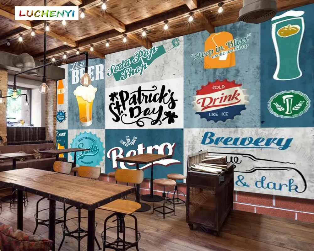 Papel de parede custom blue beer puzzle fast food shop 3d wallpaper mural,restaurant bar dining room cafe wall papers sticker
Papel de parede custom blue beer puzzle fast food shop 3d wallpaper mural,restaurant bar dining room cafe wall papers sticker
