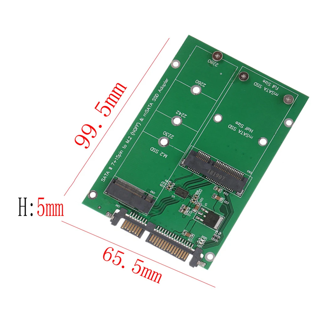 M 2 NGFF mSATA SSD to SATA III Converter Adapter Card Mini PCI-e NGFF B Key mSATA Connector Notebook PC SSD
M 2 NGFF mSATA SSD to SATA III Converter Adapter Card Mini PCI-e NGFF B Key mSATA Connector Notebook PC SSD