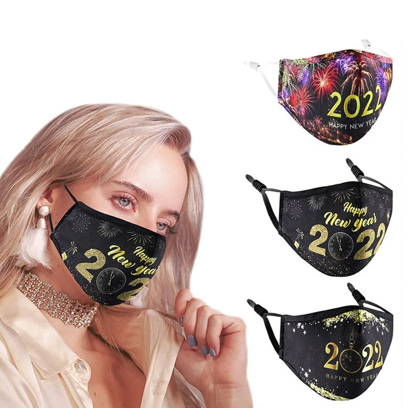 5Pcs Reusable Adults Facemask Happy New Year 2022 Print Cotton Mask Dustproof Warm Masks Washable Mascarillas Halloween Cosplay
5Pcs Reusable Adults Facemask Happy New Year 2022 Print Cotton Mask Dustproof Warm Masks Washable Mascarillas Halloween Cosplay