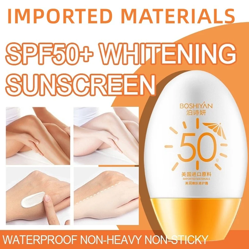 Whitening Sunscreen SPF50+ UV for Face Body Cream Protection Refreshing Not Greasy Moisturizing Brightening Repair Skin Care
Whitening Sunscreen SPF50+ UV for Face Body Cream Protection Refreshing Not Greasy Moisturizing Brightening Repair Skin Care