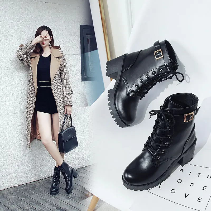 New Fashion Spring Autumn Women Boots Platform Ankle Boots Ankle Women Casual Booties Round Toe Women's Shoes Botas Mujer E287
New Fashion Spring Autumn Women Boots Platform Ankle Boots Ankle Women Casual Booties Round Toe Women's Shoes Botas Mujer E287