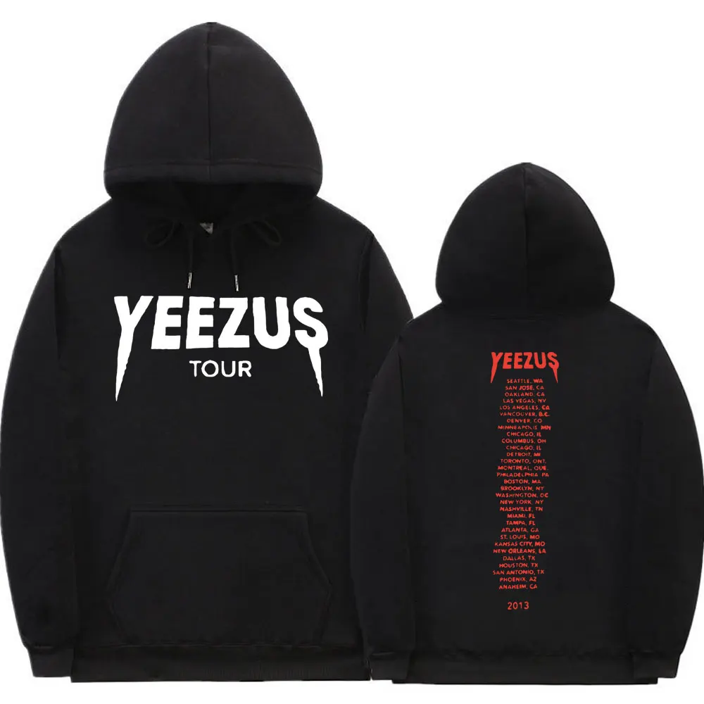 

New God Wants You Kanye West Tour Hip Hop Music Hoodies Male Sweatshirts Men Women Fashion Plus Size Hoodie Sweatshirt with Hood