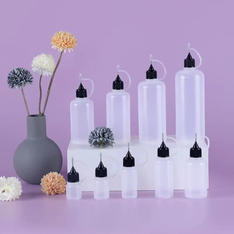 5Pcs 5-120ml Resuable Needle Tip Glue Applicator Plastic Bottle for Paper Quilling DIY Scrapbooking Paper Craft Tool
5Pcs 5-120ml Resuable Needle Tip Glue Applicator Plastic Bottle for Paper Quilling DIY Scrapbooking Paper Craft Tool