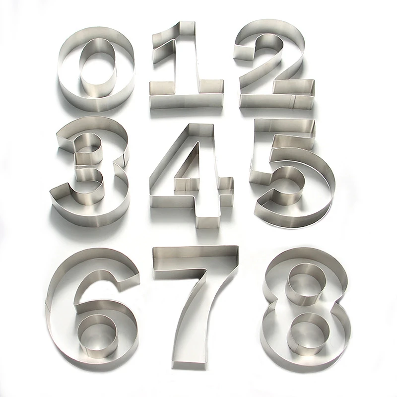 1Set 0-8 Numbers Cake Mold Cake Decorating Tools Confectionery Maker Birthday Cake Tools Silver
1Set 0-8 Numbers Cake Mold Cake Decorating Tools Confectionery Maker Birthday Cake Tools Silver