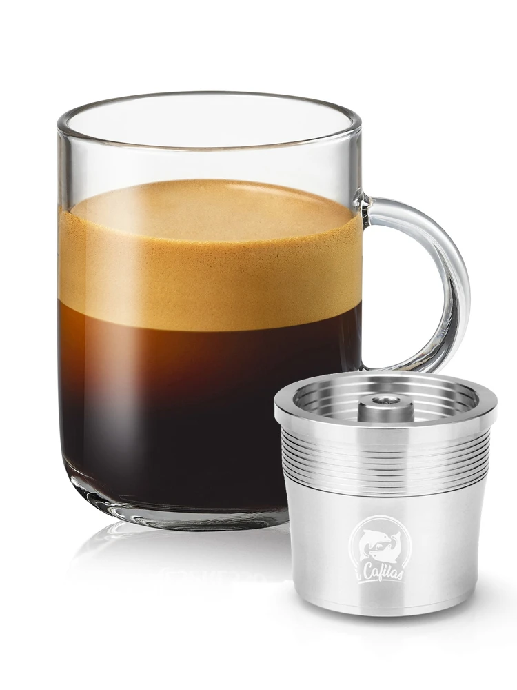 Reusable Coffee Capsule for illy Coffee Machine Refilable Stainless Steel Coffee Capsule Tamper Spoon Coffee Accessories
Reusable Coffee Capsule for illy Coffee Machine Refilable Stainless Steel Coffee Capsule Tamper Spoon Coffee Accessories