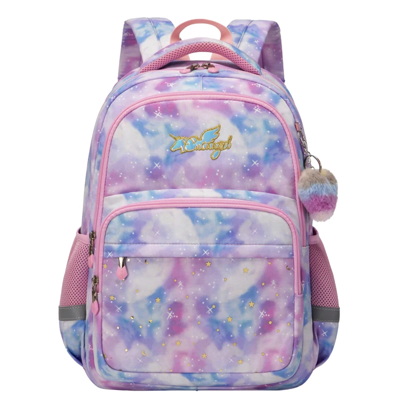 

Школьный портфель SEEARTU для девочек, ортопедический водонепроницаемый рюкзак для учеников начальной школы 1-6 классов, сумка для учебников