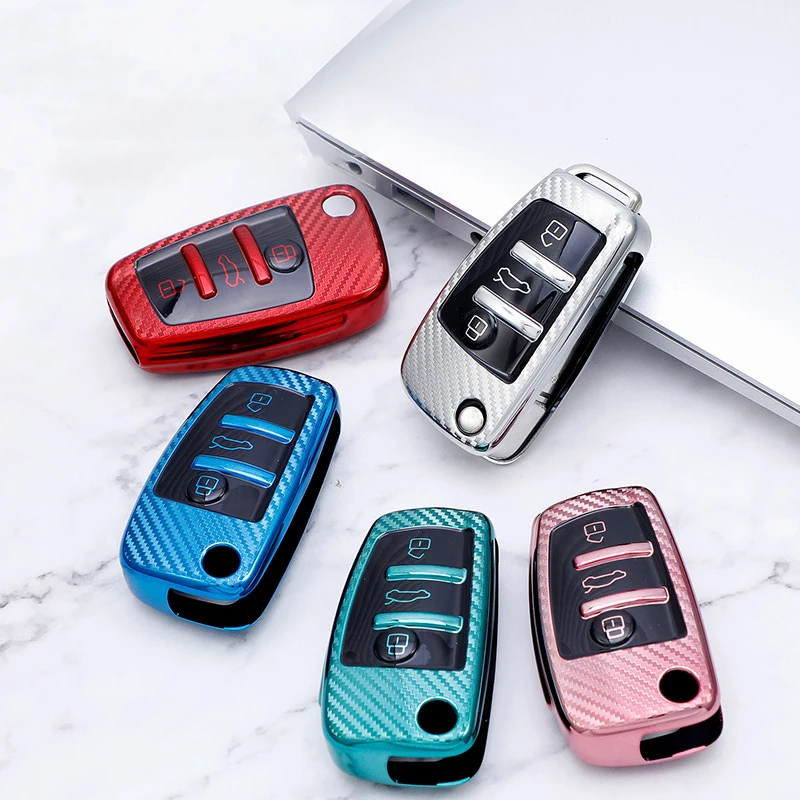 

Car Key Case For Audi A1 A3 A4 A5 A6 A7 B6 B7 B8 C5 C6 C7 4F Q2 Q3 Q5 Q7 Q8 SQ5 TT TTS R8 8L 8P 8L 8V RS S3 S4 S6 S7 S8 RS3 RS6