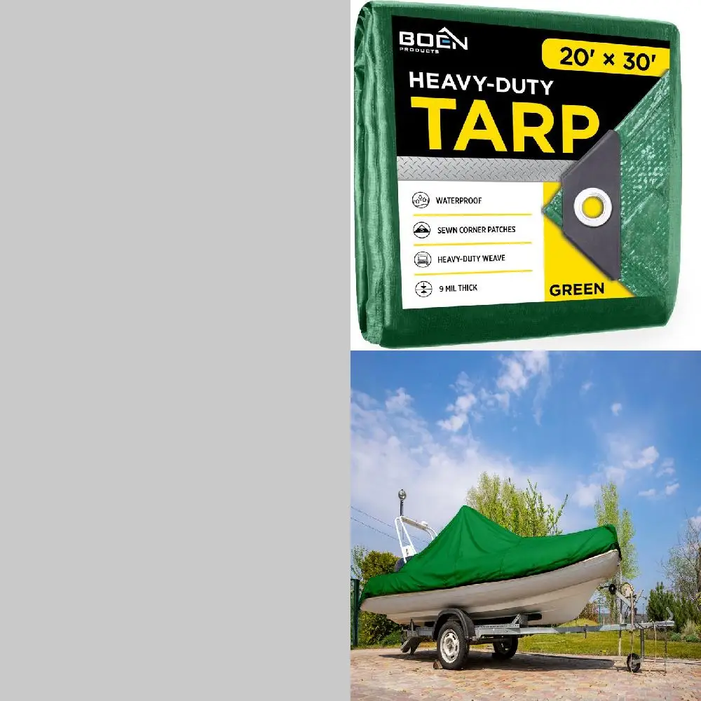 Premium Quality Extra Strength 30 x 12x12 Heavy Duty Green Tarp with Bungee Straps for Outdoors Use and DIY Projects.
Premium Quality Extra Strength 30 x 12x12 Heavy Duty Green Tarp with Bungee Straps for Outdoors Use and DIY Projects.