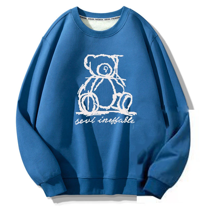 2022 Men Bear Hoodie Sweatshirt Korea Fashion Female Streetwear Full Pullover Slim Rib O Neck Cotton Plush Thickening Clothes
2022 Men Bear Hoodie Sweatshirt Korea Fashion Female Streetwear Full Pullover Slim Rib O Neck Cotton Plush Thickening Clothes