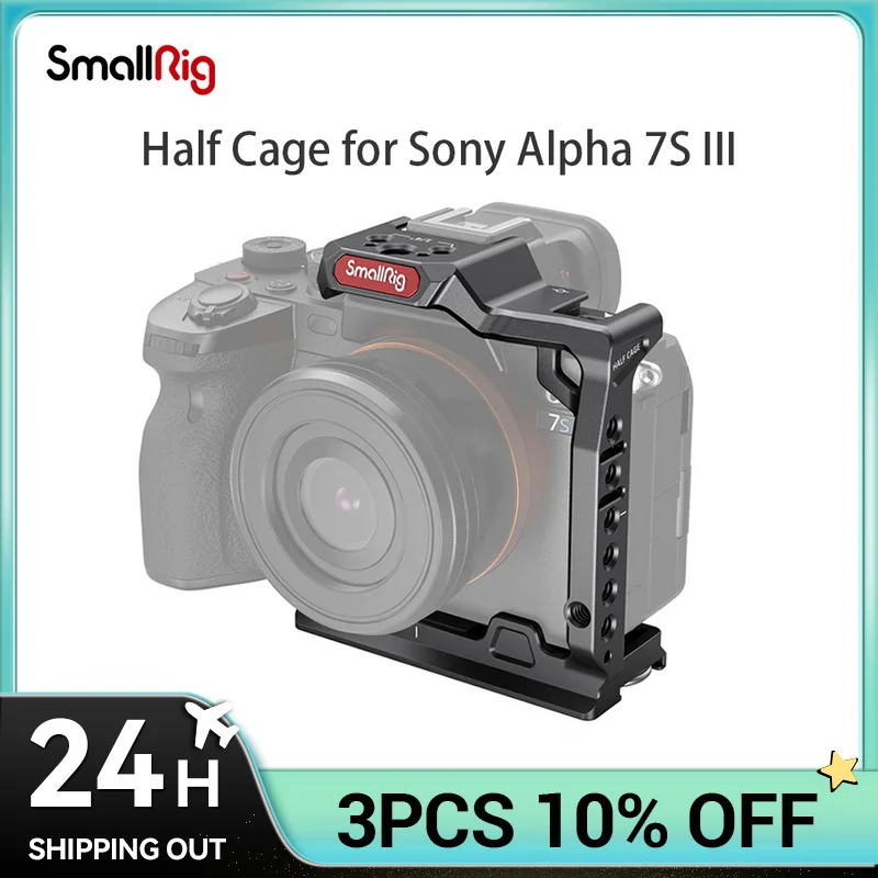 Клетка для камеры SmallRig Half для Sony Alpha 7S III A7s3, 1/4 дюйма, 20 дюймов, ARRI 3/8 дюйма, 16 резьбовых отверстий и аксессуаров для холодного башмака 3193
Клетка для камеры SmallRig Half для Sony Alpha 7S III A7s3, 1/4 дюйма, 20 дюймов, ARRI 3/8 дюйма, 16 резьбовых отверстий и аксессуаров для холодного башмака 3193