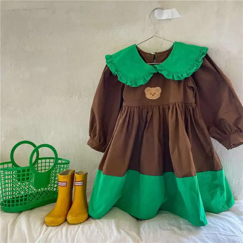 Girl Clothes Korea 2022 Spring Kids Long Sleeve Dresses Children Spanish Costumes Children From 2 To 7 Years Baby Green Dress
Girl Clothes Korea 2022 Spring Kids Long Sleeve Dresses Children Spanish Costumes Children From 2 To 7 Years Baby Green Dress