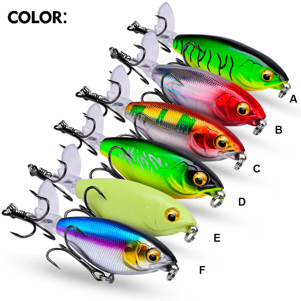 6g 11g Fishing Lure Floating Rotating Tail Plopping Wobbler Hard Bait Fish Hook Lure Bait Propeller Floating Water Pencil Bionic
6g 11g Fishing Lure Floating Rotating Tail Plopping Wobbler Hard Bait Fish Hook Lure Bait Propeller Floating Water Pencil Bionic