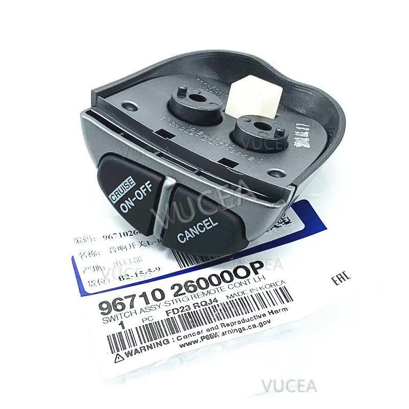 New Genuine Steering Wheel Cruise Control Switch 96710-26000 9671026000 For 2002 2003 2004 2005 2006 Hyundai Santa Fe
New Genuine Steering Wheel Cruise Control Switch 96710-26000 9671026000 For 2002 2003 2004 2005 2006 Hyundai Santa Fe
