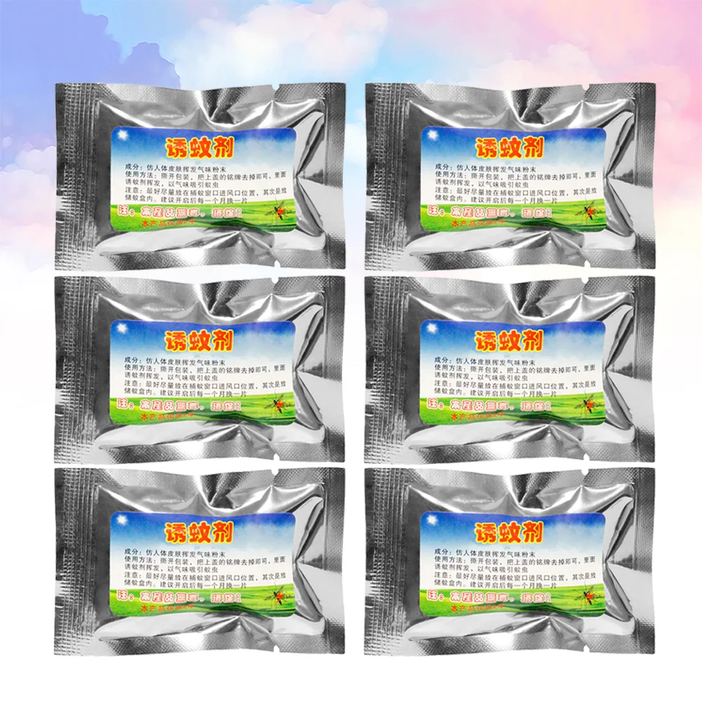 6Pcs Mosquito Lure Agent Mosquito Trap Lamp Parts Effective Mosquito Removal Tool for Home Dorm Use (Small Box, Random Package)
6Pcs Mosquito Lure Agent Mosquito Trap Lamp Parts Effective Mosquito Removal Tool for Home Dorm Use (Small Box, Random Package)