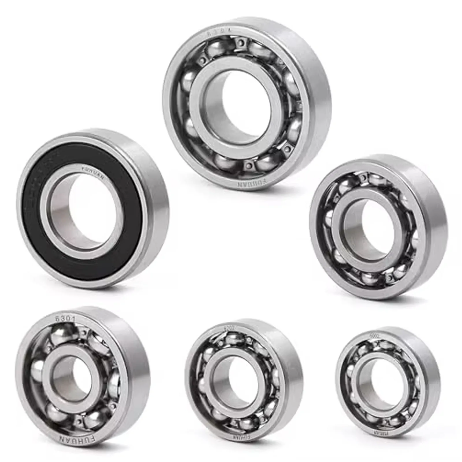 Комплект подшипников коробки передач GY6 150CC, совместимый с китайским 4-тактным двигателем GY6 152QMI 157QMJ, скутером, мопедами, квадроциклом, 6 шт.
Комплект подшипников коробки передач GY6 150CC, совместимый с китайским 4-тактным двигателем GY6 152QMI 157QMJ, скутером, мопедами, квадроциклом, 6 шт.