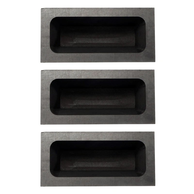 3X 85 Oz Gold Large Graphite Ingot Mold Melting Casting Refining Scrap Bar Crucible
3X 85 Oz Gold Large Graphite Ingot Mold Melting Casting Refining Scrap Bar Crucible