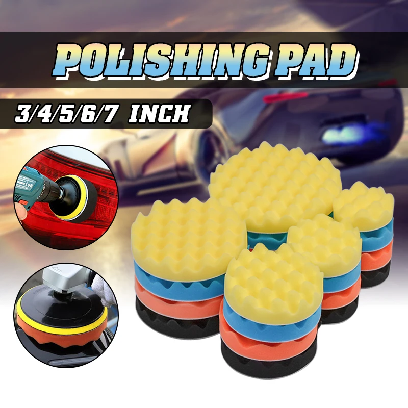 4pcs 3/4/5/6/7 Inch Waxing Buffing Sponge Pad Polishing Rubbing Ruber Scouring Pad Power Scrub All Purpose for Car Glass Repair
4pcs 3/4/5/6/7 Inch Waxing Buffing Sponge Pad Polishing Rubbing Ruber Scouring Pad Power Scrub All Purpose for Car Glass Repair