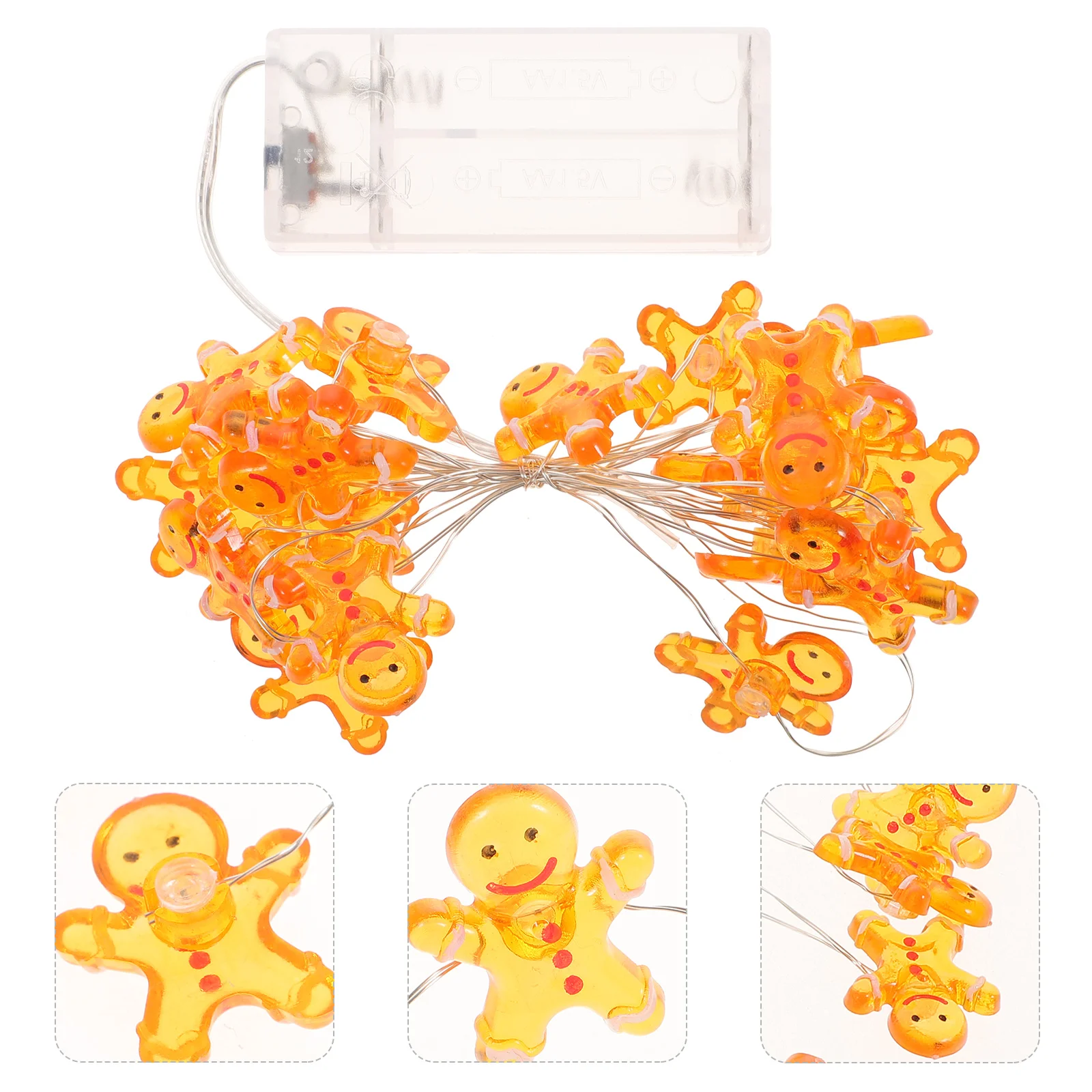 Gingerbread Man String Lights Xmas Decorative Colored Lamp Adornment Scene Layout Astetic Room Festival Christmas Decorations
Gingerbread Man String Lights Xmas Decorative Colored Lamp Adornment Scene Layout Astetic Room Festival Christmas Decorations