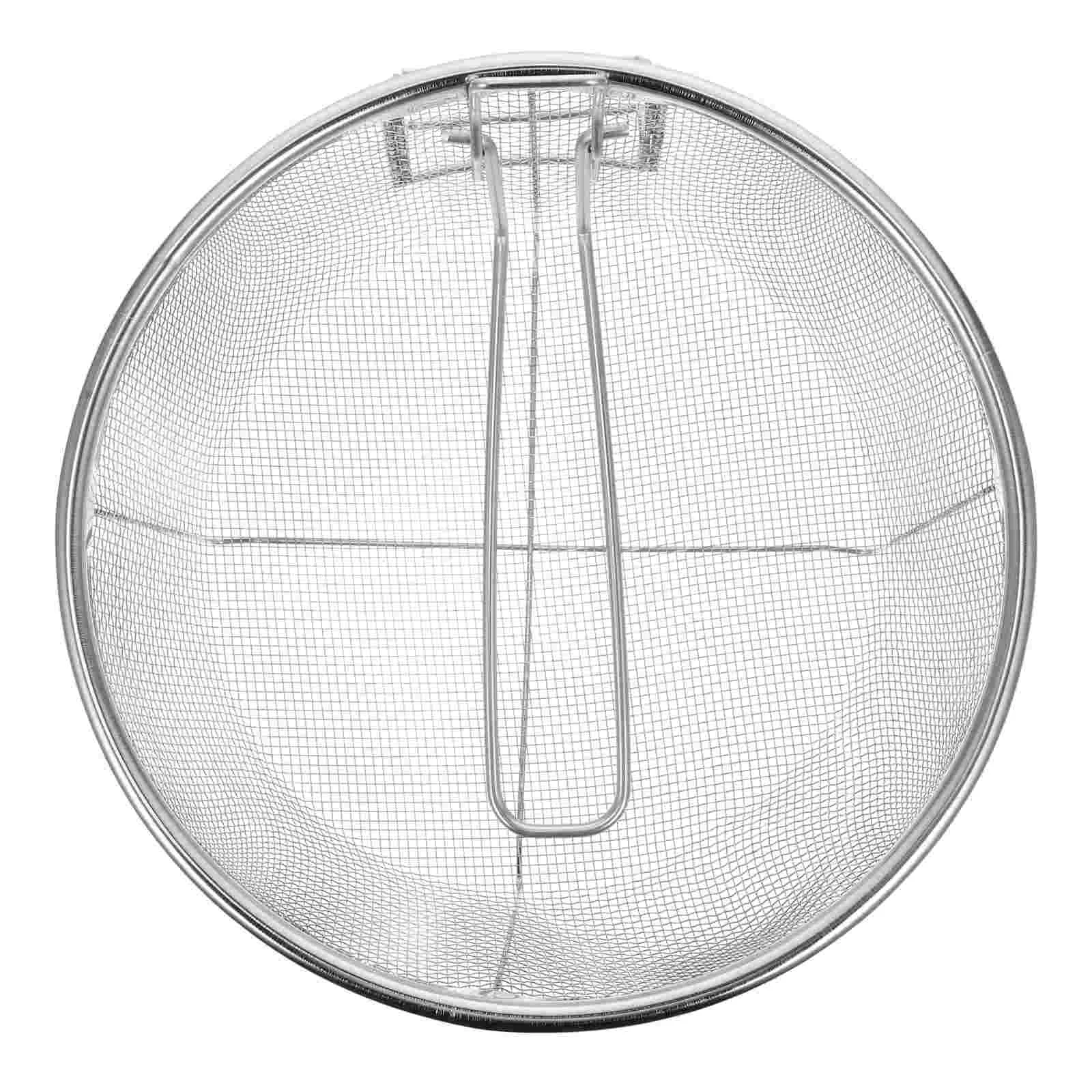 

Stainless Steel Frying Basket Mesh Filter Kitchen Supplies Tool Multipurpose Storage Home Gadget Food Potato Chips Reusable