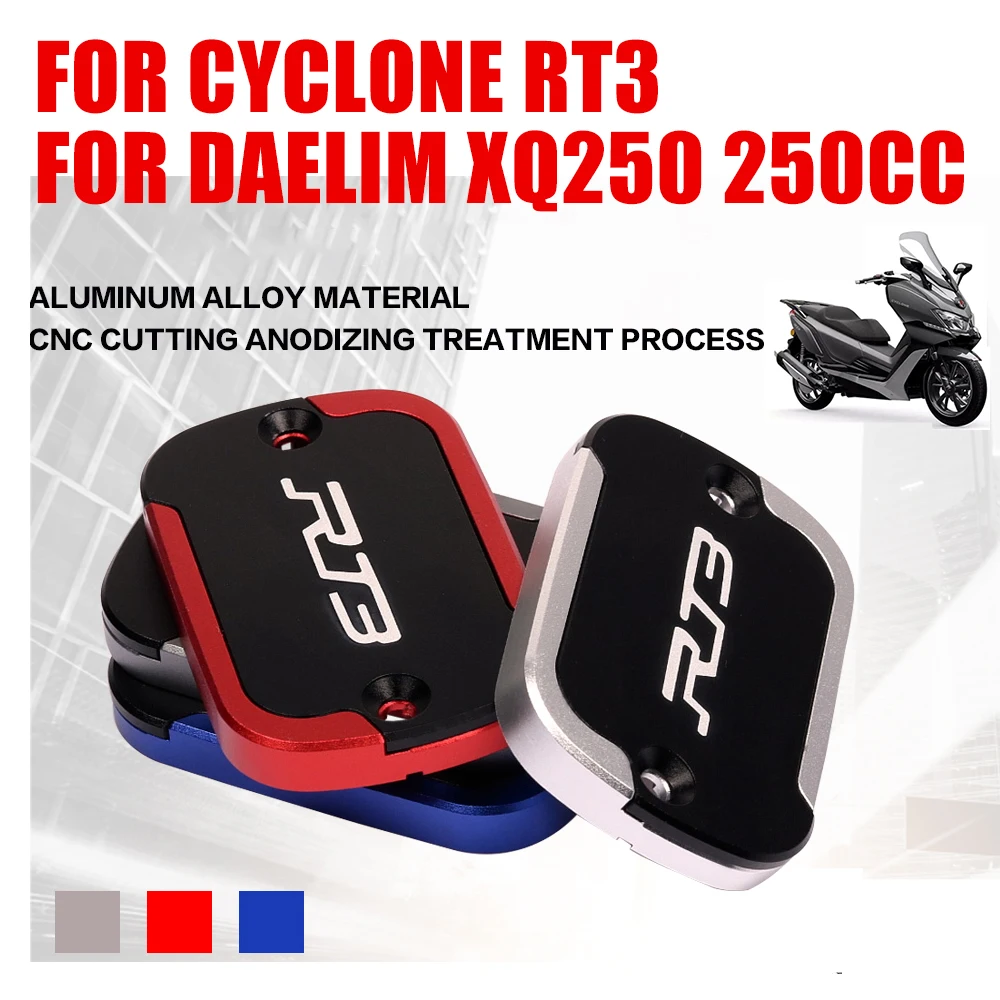 For CYCLONE RT3 RT 3 DAELIM XQ 250 250CC Motorcycle Accessories Front Brake Fluid Tank Reservoir Cover Oil Cap Pump Guard Parts
For CYCLONE RT3 RT 3 DAELIM XQ 250 250CC Motorcycle Accessories Front Brake Fluid Tank Reservoir Cover Oil Cap Pump Guard Parts