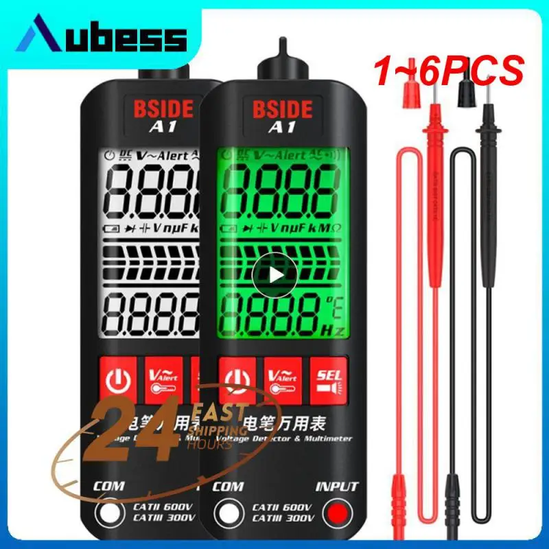 1~6PCS Mini Multimeter Automatic Intelligent Digital Multimeter LCD Display Multimetro DC Voltage Ohmmeter NCV Hz Wire Tester
1~6PCS Mini Multimeter Automatic Intelligent Digital Multimeter LCD Display Multimetro DC Voltage Ohmmeter NCV Hz Wire Tester