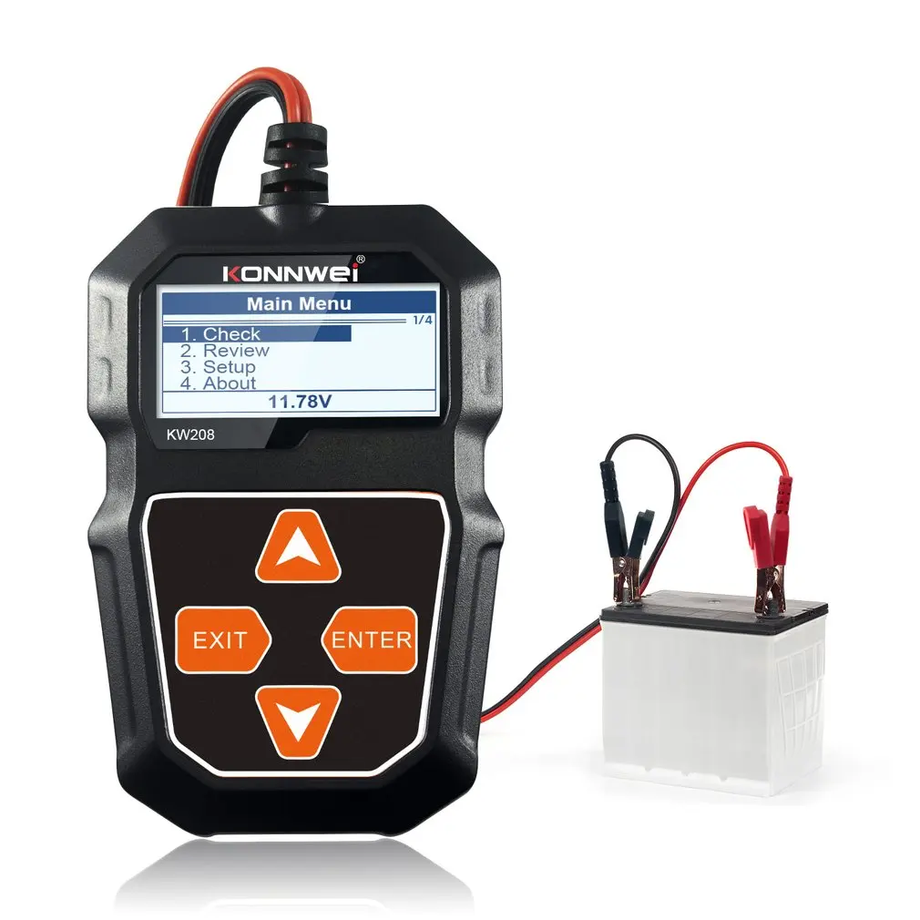 KW208 Auto Diagnostic Scanner Car Battery Tester 12V 100 To 2000CCA Cranking Charging Circut Tester Battery Analyzer Tools
KW208 Auto Diagnostic Scanner Car Battery Tester 12V 100 To 2000CCA Cranking Charging Circut Tester Battery Analyzer Tools
