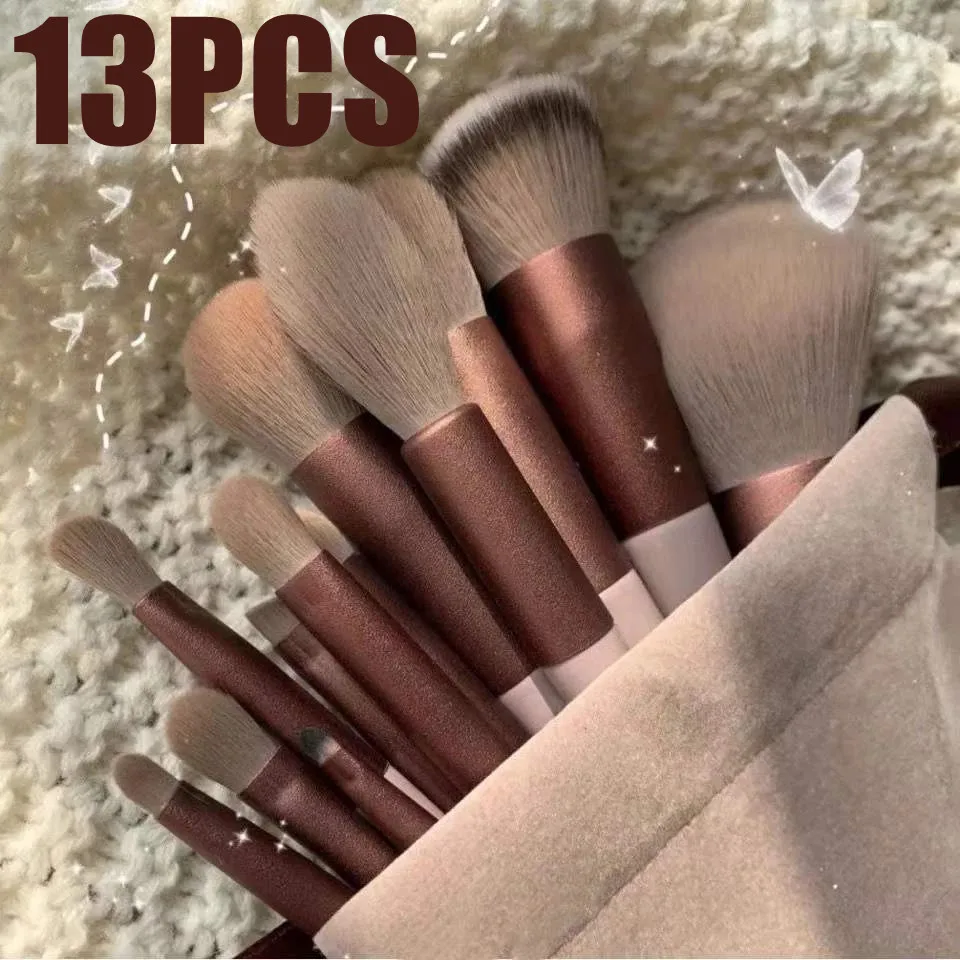 8/13Pcs Soft Fluffy Makeup Brushes Set for cosmetics Foundation Blush Powder Eyeshadow Kabuki Blending Makeup brush beauty tool
8/13Pcs Soft Fluffy Makeup Brushes Set for cosmetics Foundation Blush Powder Eyeshadow Kabuki Blending Makeup brush beauty tool