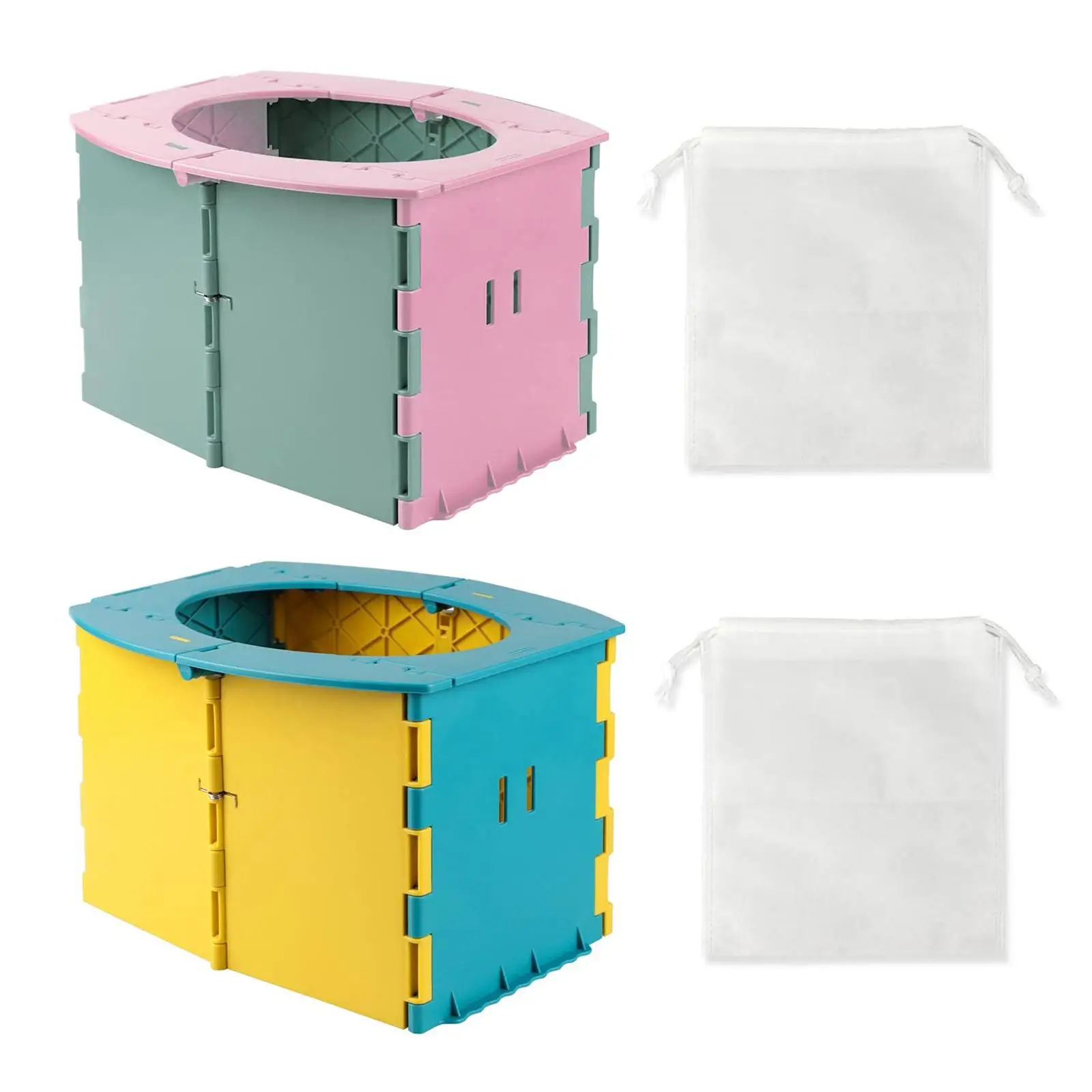 Portable Folding Toilet Bucket Toilet with Replacement Bags Travel Toilet Camping Toilet for Boat Trip Emergency Hiking Tent
Portable Folding Toilet Bucket Toilet with Replacement Bags Travel Toilet Camping Toilet for Boat Trip Emergency Hiking Tent