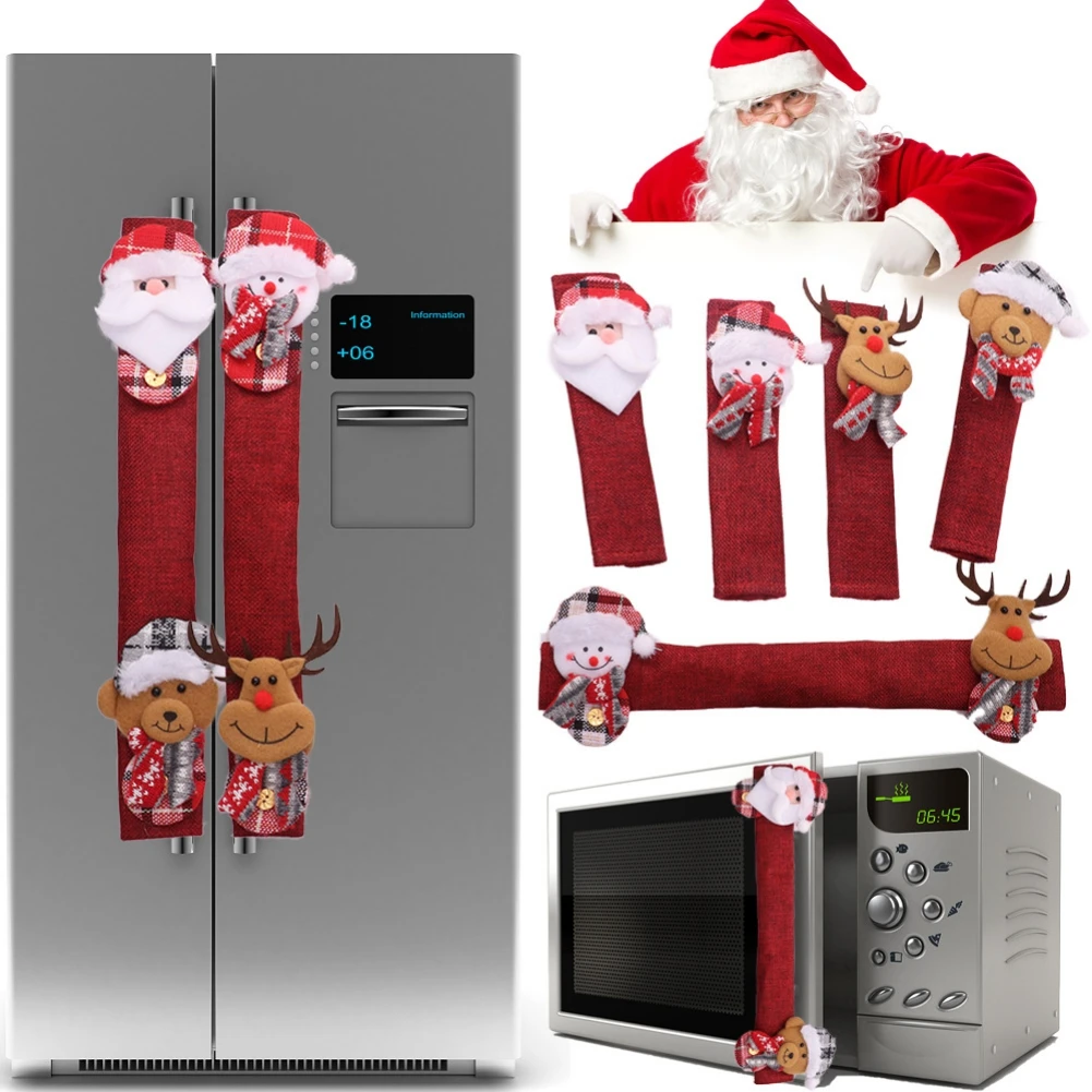 Refrigerator Door Fridge Microwave Santa Snowman Kitchen Appliance Anti Skid Christmas Decorations Handle Covers
Refrigerator Door Fridge Microwave Santa Snowman Kitchen Appliance Anti Skid Christmas Decorations Handle Covers