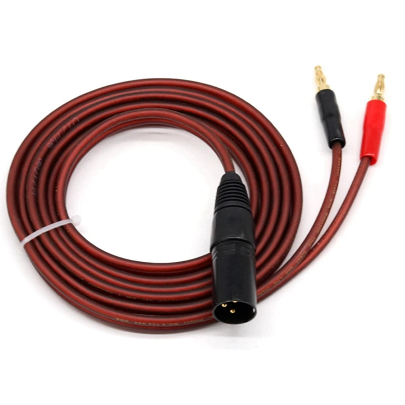 2X XLR To Banana Speaker Cable,XLR 3 Pin Male To Dual Banana Plugs Audio Cable, Gold-Plated 4Mm Plug To XLR3 Pro Hifi
2X XLR To Banana Speaker Cable,XLR 3 Pin Male To Dual Banana Plugs Audio Cable, Gold-Plated 4Mm Plug To XLR3 Pro Hifi