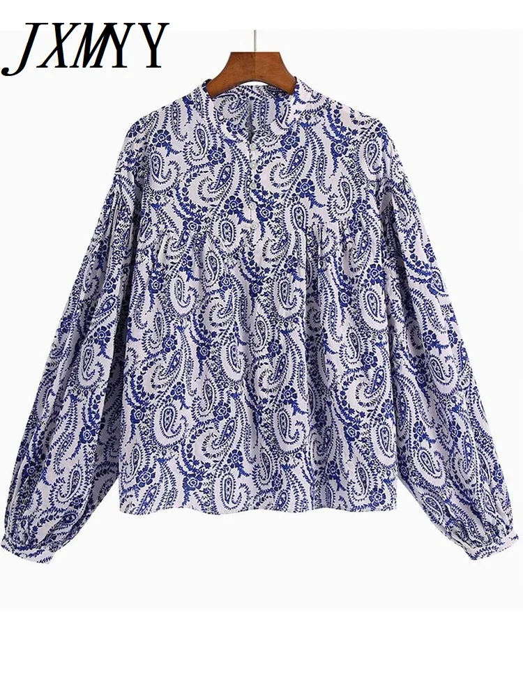 JXMYY Oversized Women Blouse Spring 2022 New Fashion Full Sleeve Loose Shirt Female Casual Top Prints Clothing
JXMYY Oversized Women Blouse Spring 2022 New Fashion Full Sleeve Loose Shirt Female Casual Top Prints Clothing