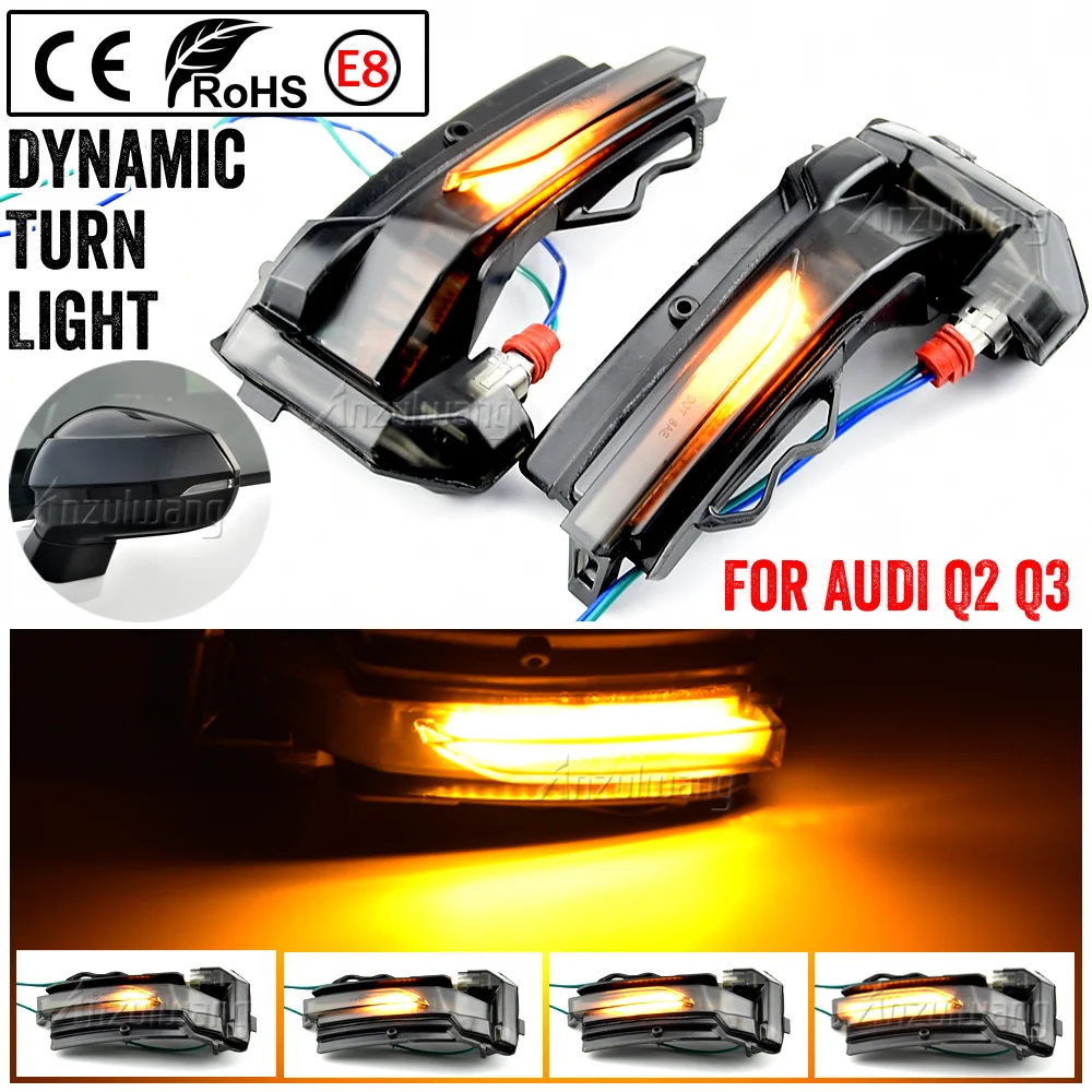 2pcs Dynamic Flowing Turn Signal Light Side Rearview Mirror Indicator Blinker Light For AUDI Q2 GA 2018-2020 Q3 F3 2019-2020
2pcs Dynamic Flowing Turn Signal Light Side Rearview Mirror Indicator Blinker Light For AUDI Q2 GA 2018-2020 Q3 F3 2019-2020