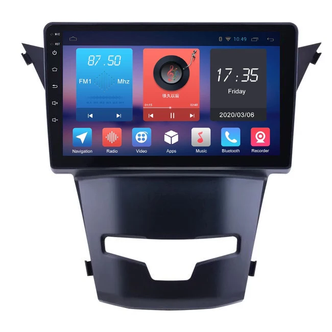 OEM 9 inch Android 10.0 for SsangYong Korando 2014 2015 2016 Radio HD Touchscreen GPS Navigation support Carplay DAB+
OEM 9 inch Android 10.0 for SsangYong Korando 2014 2015 2016 Radio HD Touchscreen GPS Navigation support Carplay DAB+