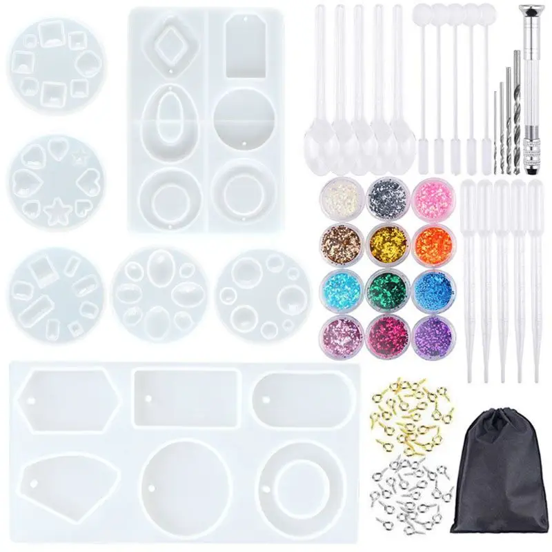 89Pcs Acrylic Earring Epoxy Resin Molds Kit Resin Geometric Earrings Pendant Resin Silicone Molds Jewelry Making Tools
89Pcs Acrylic Earring Epoxy Resin Molds Kit Resin Geometric Earrings Pendant Resin Silicone Molds Jewelry Making Tools