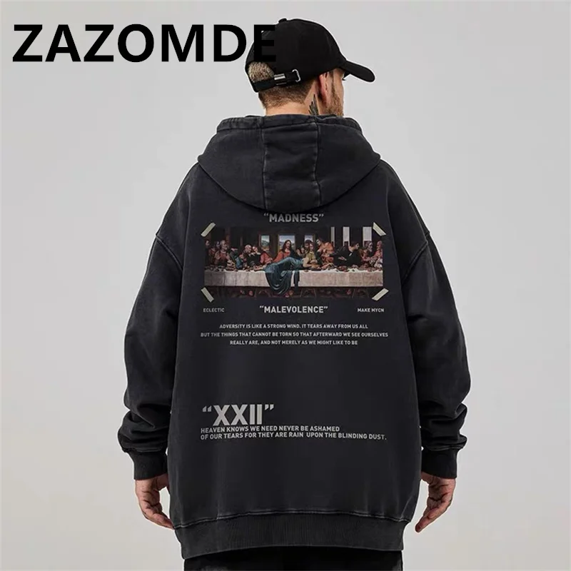 ZAZOMDE Autumn Vintage Washed dies Men Winter Sweatshirt Print Cotton die Hip Hop Streetwear Oversized Loose die Tops
ZAZOMDE Autumn Vintage Washed dies Men Winter Sweatshirt Print Cotton die Hip Hop Streetwear Oversized Loose die Tops