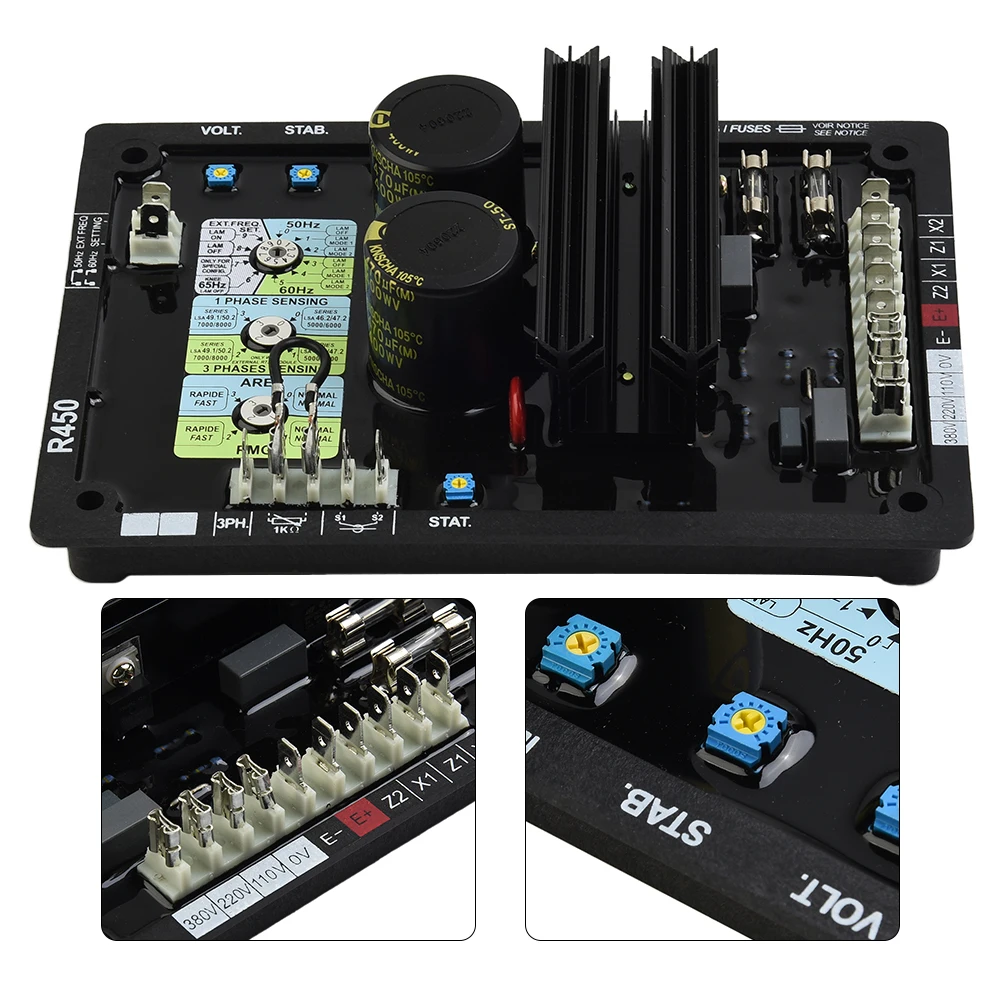R450 R450M Diesel Brushless Generator Automatic Voltage Regulator Stabilizer AVR
R450 R450M Diesel Brushless Generator Automatic Voltage Regulator Stabilizer AVR