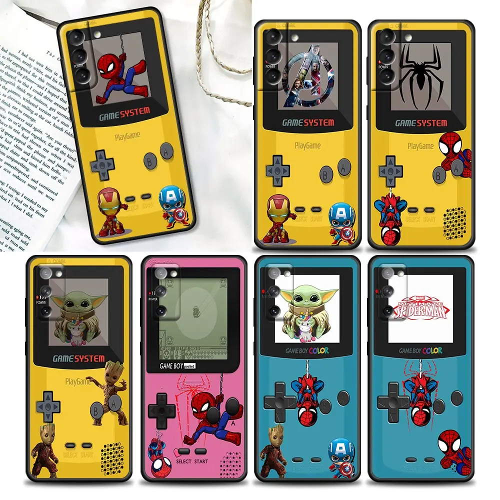 Phone Case for Samsung Galaxy S22 S21 S20 Fe 5G S7 S8 S9 S10e Plus Ultra Silicone Case Cover Game-Boy Marvel Spider Iron Man
Phone Case for Samsung Galaxy S22 S21 S20 Fe 5G S7 S8 S9 S10e Plus Ultra Silicone Case Cover Game-Boy Marvel Spider Iron Man