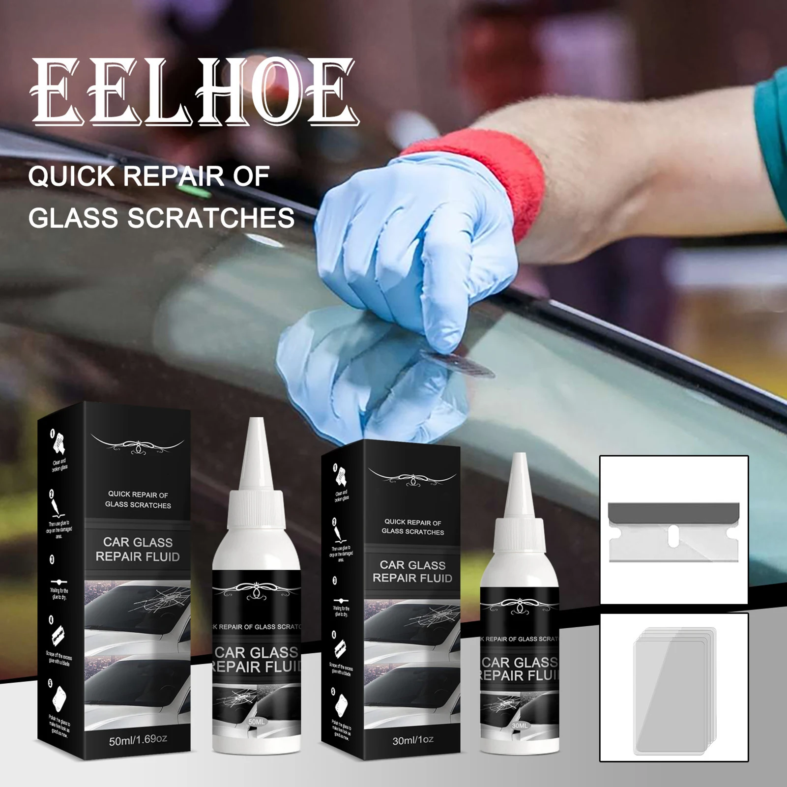 30/50ML Auto Windscreen Repairing Glue Adhesives Car Windshield Crack Repair Fluid Kit For Car Glass Scratch Crack Restore Tool
30/50ML Auto Windscreen Repairing Glue Adhesives Car Windshield Crack Repair Fluid Kit For Car Glass Scratch Crack Restore Tool