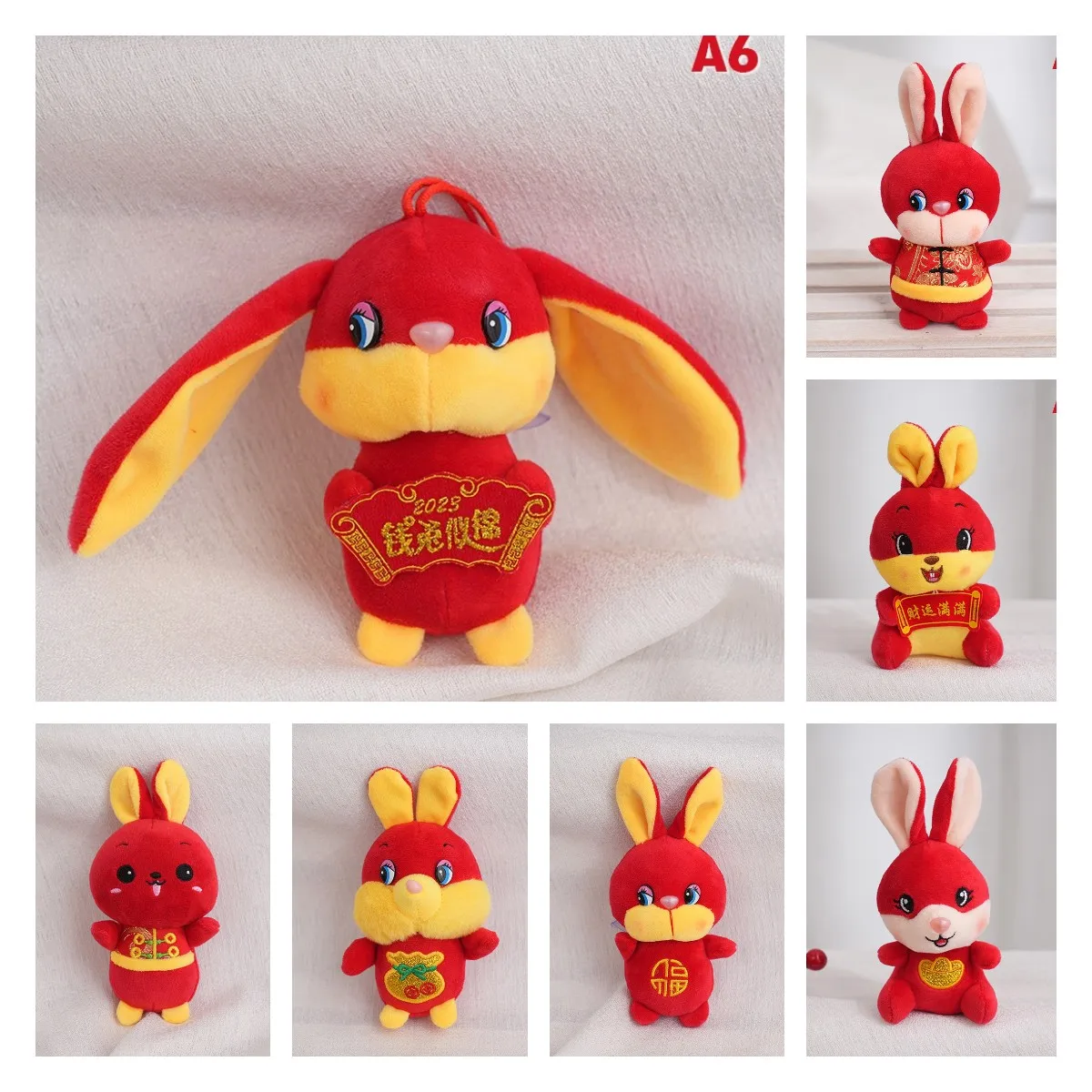 1pc 2023 Year of The Rabbit Soft Kids Cute Zodiac Plush Rabbit Toys Pendant Lucky Bunny Stuffed Doll Mascot Collection Gift
1pc 2023 Year of The Rabbit Soft Kids Cute Zodiac Plush Rabbit Toys Pendant Lucky Bunny Stuffed Doll Mascot Collection Gift