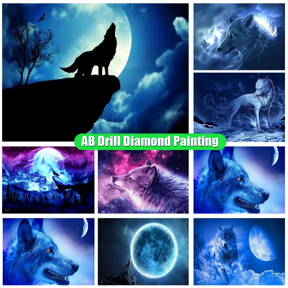 Diy Ab Diamond Painting Wolf Moon Mosaic Set Animal Art Full Square Round Cross Stitch Embroidery Home Handmade Decor Gift Ll138
Diy Ab Diamond Painting Wolf Moon Mosaic Set Animal Art Full Square Round Cross Stitch Embroidery Home Handmade Decor Gift Ll138