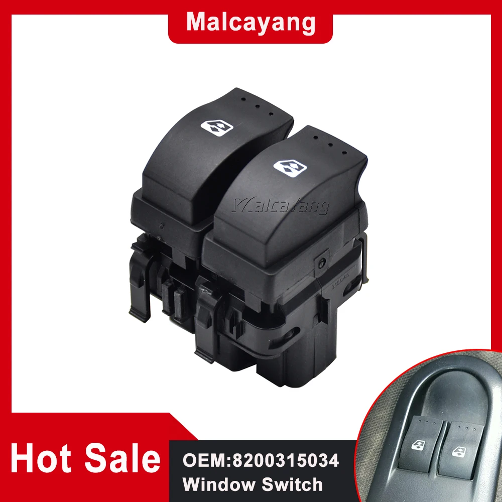 For RENAULT Trafic II Megane II Clio Scenic 2 Espace 4 Electric Power Window Side Glass Control Switch Button 8200315034
For RENAULT Trafic II Megane II Clio Scenic 2 Espace 4 Electric Power Window Side Glass Control Switch Button 8200315034