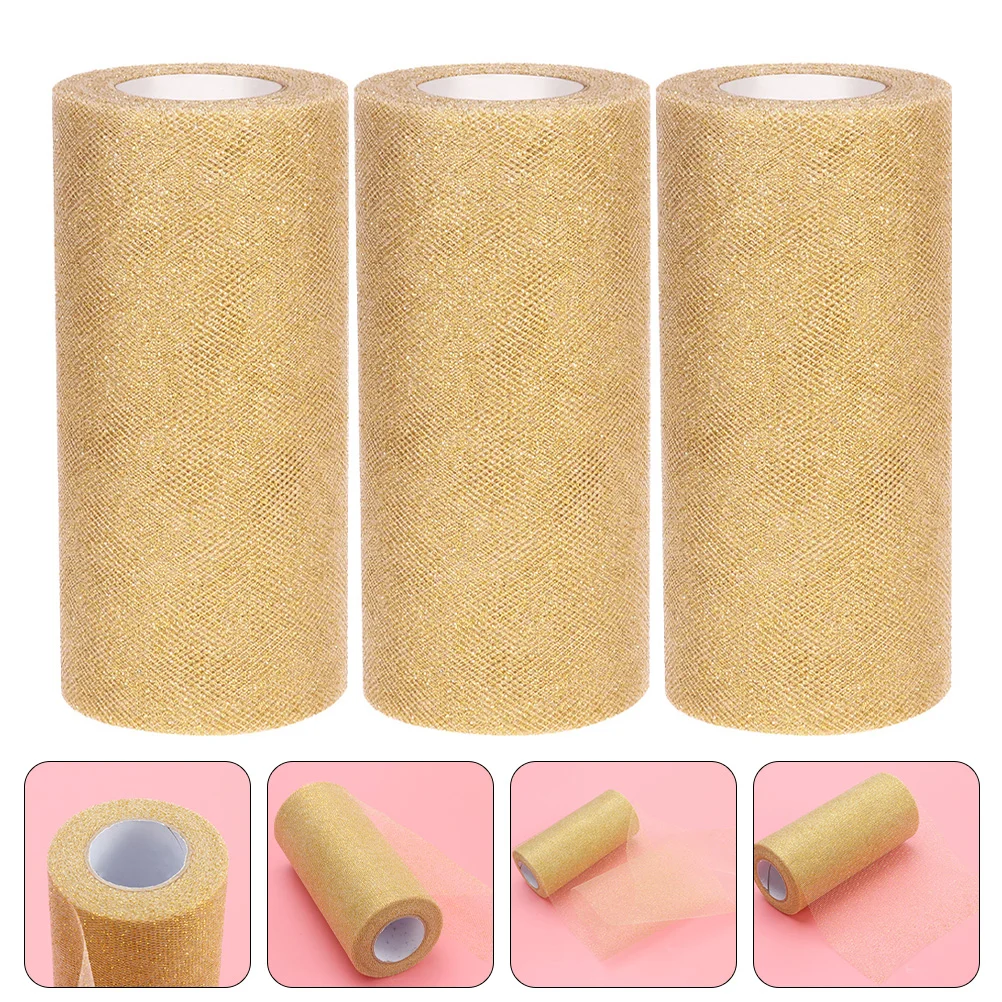 3 Rolls Spool For Wedding Fabric Rolls Tulle Fabric Rolls DIY Crafts Tulle Ribbon Mesh Tulle Rolls for Wedding Decoration
3 Rolls Spool For Wedding Fabric Rolls Tulle Fabric Rolls DIY Crafts Tulle Ribbon Mesh Tulle Rolls for Wedding Decoration