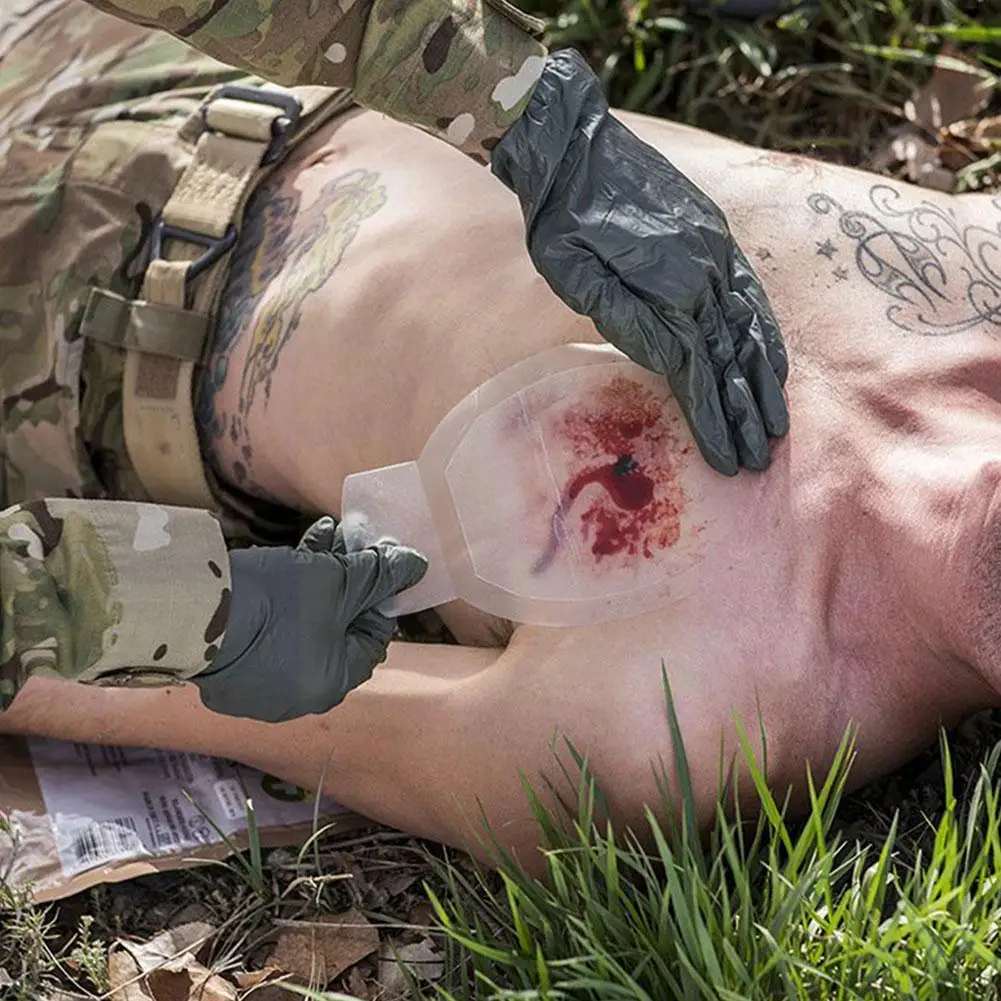 Sealing Chest Patch Rescue Hyfin Chest Seal Medical Equipment Hydrocolloid Chest Training Outdoor Pads Vented Chest Rescue A2e1
Sealing Chest Patch Rescue Hyfin Chest Seal Medical Equipment Hydrocolloid Chest Training Outdoor Pads Vented Chest Rescue A2e1
