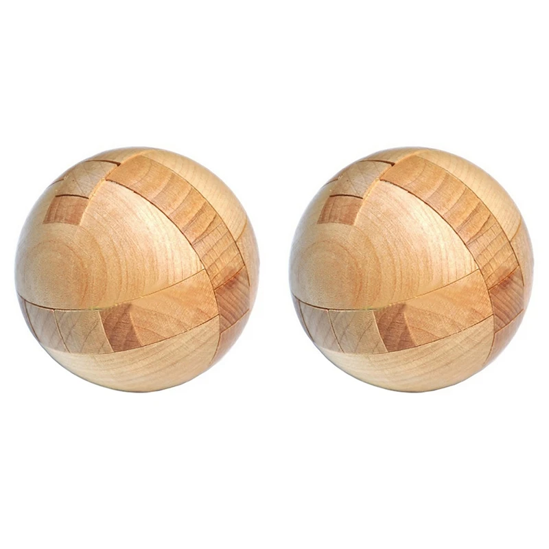 2X Wooden Puzzle Magic Ball Brain Teasers Toy Intelligence Game Sphere Puzzles For Adults/Kids
2X Wooden Puzzle Magic Ball Brain Teasers Toy Intelligence Game Sphere Puzzles For Adults/Kids