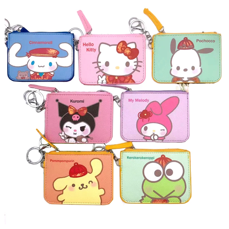 Sanrioed Kawaii мультяшный женский кошелек для монет моя мелодия Cinnamoroll Kuromi Purin Dog из аниме милый подарок
Sanrioed Kawaii мультяшный женский кошелек для монет моя мелодия Cinnamoroll Kuromi Purin Dog из аниме милый подарок